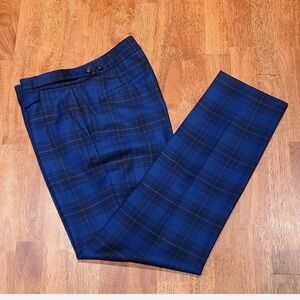 Brooks Brothers Red Fleeece - Blue and Black Plaid Pantd